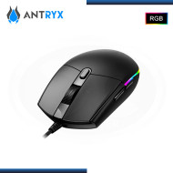 MOUSE ANTRYX M640 CHROME STORM RGB GAMING 4,200 DPI USB (PN:AGM-M640K)