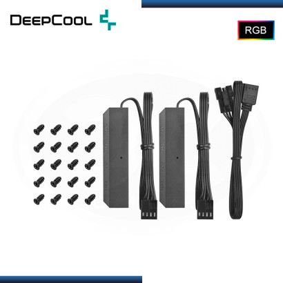 DEEPCOOL RF120 PACKx5 LED RGB 120 MM COOLER PARA CASE (PN:DP-FRGB-RF120-5C-M)