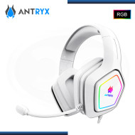 AUDIFONO ANTRYX ENIGMA WHITE RGB CON MICROFONO 7.1 VIRTUAL (PN:AGH-7300K7V)