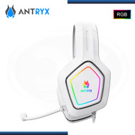 AUDIFONO ANTRYX ENIGMA WHITE RGB CON MICROFONO 7.1 VIRTUAL (PN:AGH-7300K7V)