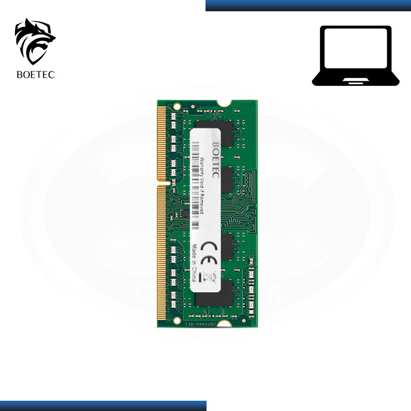 MEMORIA 8GB DDR3 BOETEC SODIMM BUS 12800MHZ
