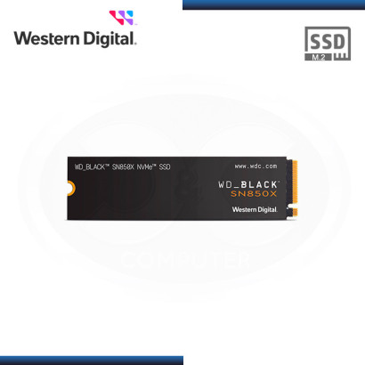 SSD 1TB WD BLACK SN850X M.2 2280 NVMe PCIe (PN:WDS100T2X0E-00BCA0)