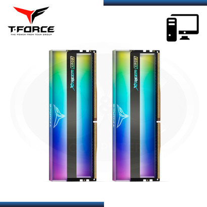 MEMORIA 16GB (2x8GB) DDR4 T-FORCE XTREEM ARGB BUS 4000MHZ (PN:TF10D48G4000HC18JBK)