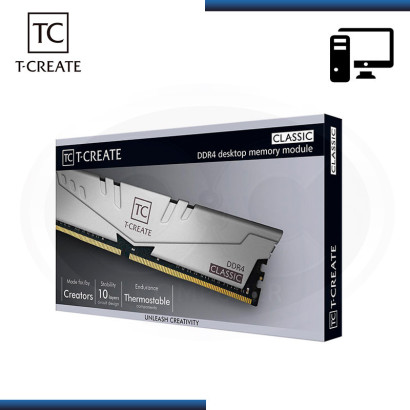 MEMORIA 32GB (2x16GB) DDR4 T-CREATE CLASSIC BUS 3200MHZ (PN:TTCCD432G3200HC22DC01)