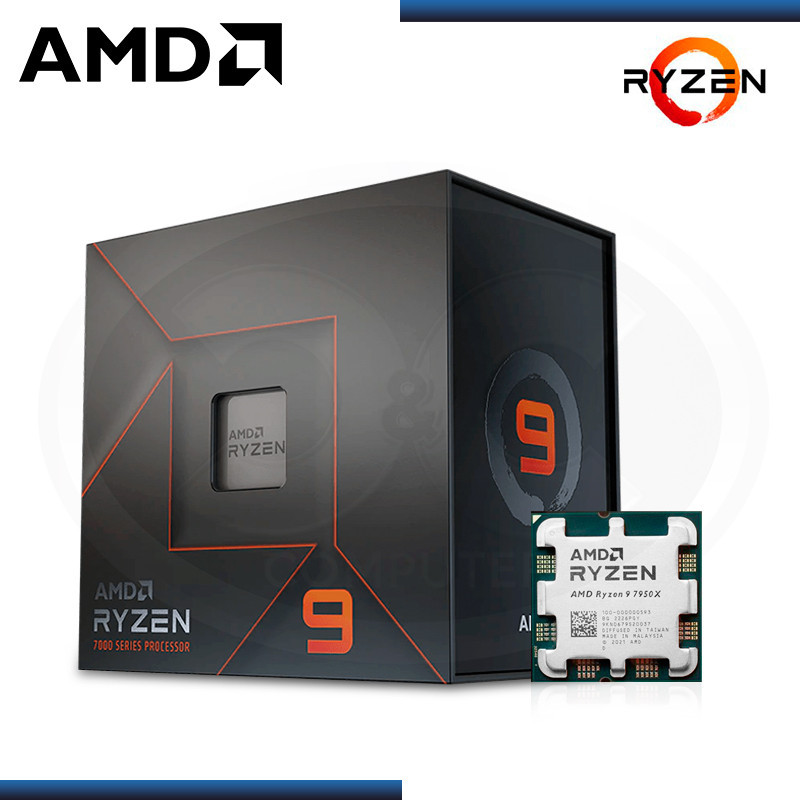 PROCESADOR AMD RYZEN 9 7950X 4.5GHZ 64MB 16CORE AM5 (PN:100-100000514WOF)