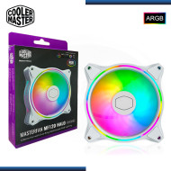 COOLER MASTER MASTERFAN MF120 HALO WHITE ARGB 120MM COOLER PARA CASE (PN:MFL-B2DW-18NPA-R1)