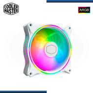 COOLER MASTER MASTERFAN MF120 HALO WHITE ARGB 120MM COOLER PARA CASE (PN:MFL-B2DW-18NPA-R1)