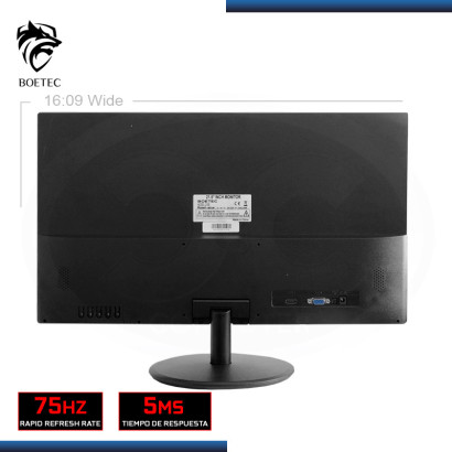 MONITOR LED 21.5" BOETEC FURIOUS 1920x1080 HDMI VGA 5MS/75Hz