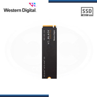 SSD 250GB WESTERN DIGITAL BLACK SN770 M.2 2280 NVMe PCIe GEN4 (PN:WDS250G3X0E-00B3N0)
