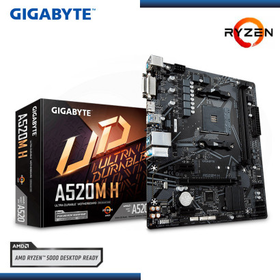 PLACA GIGABYTE A520M-H AMD RYZEN DDR4 AM4