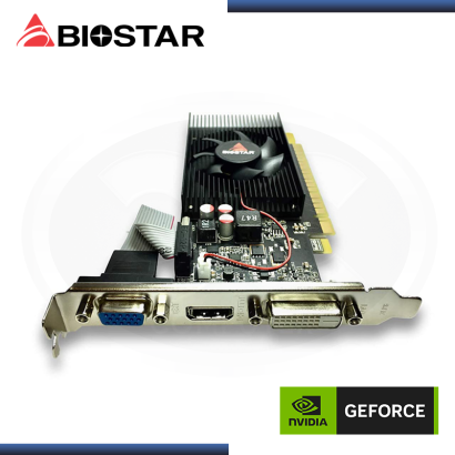BIOSTAR GEFORCE GT710 2GB DDR3 64BITS (PN:VN7103THX6-TBCRL-BS2)