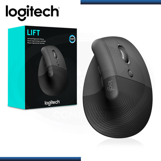 MOUSE LOGITECH LIFT VERTICAL ERGONOMICO BLACK BLUETOOH USB (PN:910-006466)