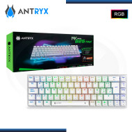 TECLADO ANTRYX MK825 TRIX WHITE SWITCH RED MECANICO INALAMBRICO (PN:AMK-825TXWRE-SP)