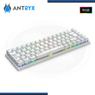 TECLADO ANTRYX MK825 TRIX WHITE SWITCH RED MECANICO INALAMBRICO (PN:AMK-825TXWRE-SP)