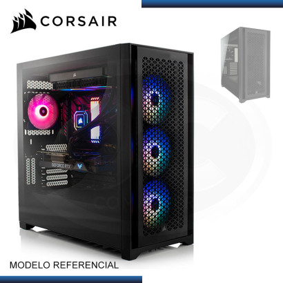 CASE CORSAIR 5000D AIRFLOW BLACK SIN FUENTE VIDRIO TEMPLADO USB 3.1/USB 3.0 (PN:CC-9011210-WW)