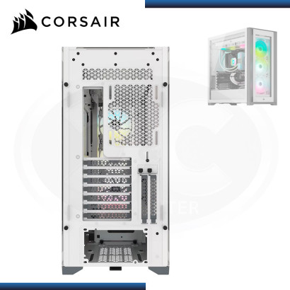 CASE CORSAIR ICUE 5000X RGB WHITE SIN FUENTE VIDRIO TEMPLADO USB 3.1/USB 3.0 (PN:CC-9011213-WW)