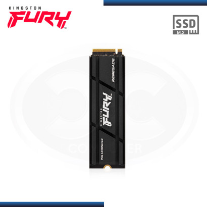 SSD 2TB KINGSTON FURY RENEGADE NVMe M.2 2280 Pcie 4.0 CON DISIPADOR (PN:SFYRDK/2000G)