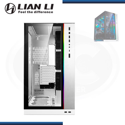 CASE LIAN LI PC-011 DYNAMIC XL ROG CERTIFIED WHITE ARGB VIDRIO TEMPLADO SIN FUENTE USB 3.1/USB 3.0 (PN:G99.011DXL-W.00)