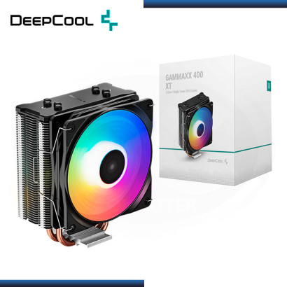 DEEPCOOL GAMMAXX 400 XT RAINBOW LIGHTING REFRIGERACION AIRE AMD/INTEL (PN:DP-MCH4-GMX400-XT)
