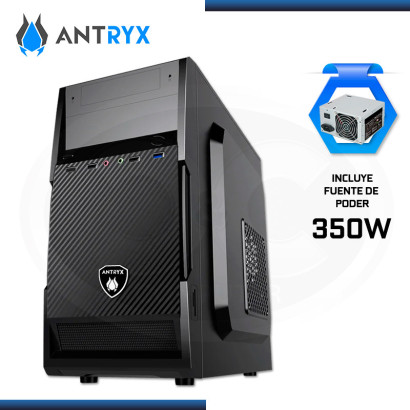CASE ANTRYX ELEGANT 570M CON FUENTE 350W USB 3.0/USB 2.0 (PN:AC-E570M-350CP)