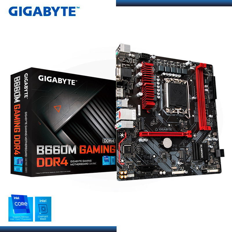 PLACA GIGABYTE B660M GAMING DDR4 LGA 1700