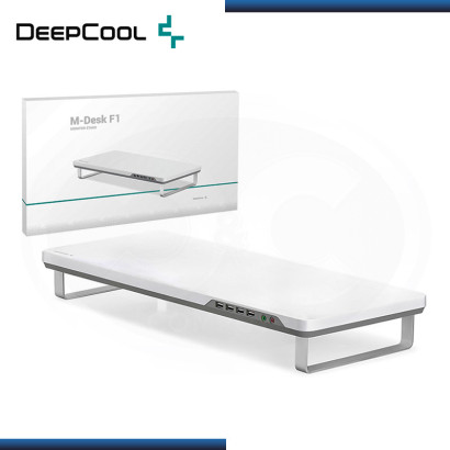 DEEPCOOL M-DESK F1 GRIS SOPORTE PARA MONITOR & LAPTOP 4 PUERTOS USB (PN:DP-MS-MDF1)