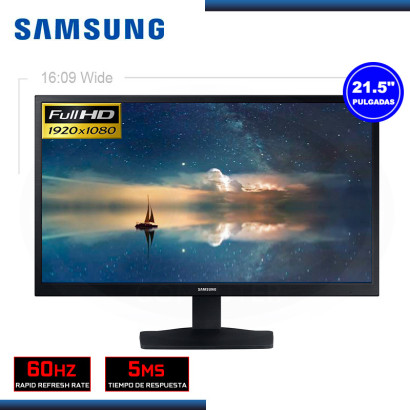 MONITOR LED 21.5" SAMSUNG LS22A33ANHNXZA 1920x1080 HDMI VGA 5MS/60Hz
