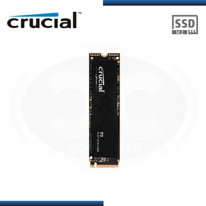 SSD 2TB CRUCIAL P3 NVMe M.2 2280 PCIe GEN 3.0x4 (PN:CT2000P3SSD8)