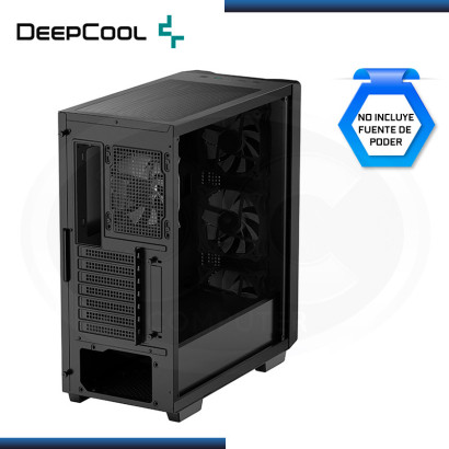 CASE DEEPCOOL CC560 ARGB BLACK SIN FUENTE VIDRIO TEMPLADO USB 3.0/USB 2.0 (PN:R-CC560-BKTAA4-G-1)