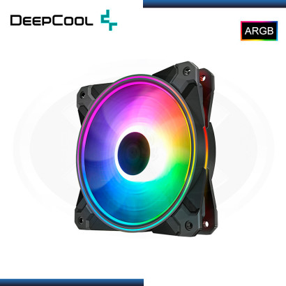 DEEPCOOL CF120 PLUS PACKx3 ARGB 120MM COOLER PARA CASE (PN:DP-F12-AR-CF120P-3P)