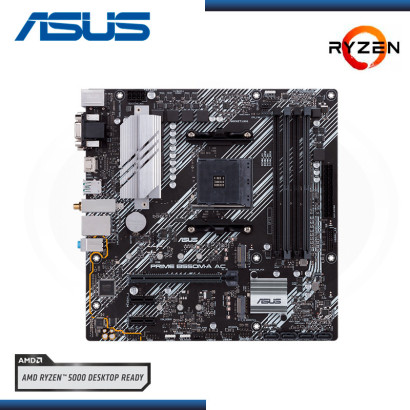 PLACA ASUS PRIME B550M-A AC AMD RYZEN DDR4 AM4 (PN:90MB15K0-M0EAY0)