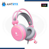 AUDIFONO ANTRYX KIRBY PINK RGB CON MICROFONO 7.1 VIRTUAL (PN:AGH-7200PI7R)