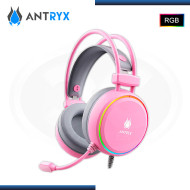 AUDIFONO ANTRYX KIRBY PINK RGB CON MICROFONO 7.1 VIRTUAL (PN:AGH-7200PI7R)