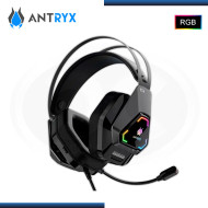 AUDIFONO ANTRYX RAIDER BLACK RGB CON MICROFONO 7.1 VIRTUAL (PN:AGH-7500K7RV)