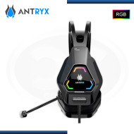 AUDIFONO ANTRYX RAIDER BLACK RGB CON MICROFONO 7.1 VIRTUAL (PN:AGH-7500K7RV)