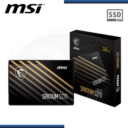 SSD 240GB MSI SPATIUM S270 SATA III 2.5"