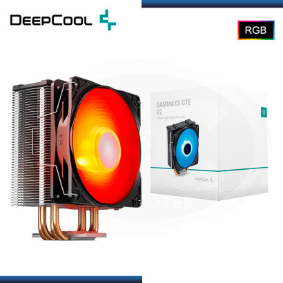 DEEPCOOL GAMMAXX GTE V2 RGB REFRIGERACION AIRE AMD/INTEL (PN:DP-MCH4-GMX-GTEV2)