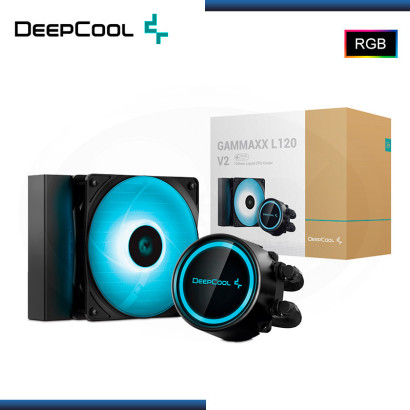 DEEPCOOL GAMMAXX L120 V2 RGB REFRIGERACION LIQUIDO AMD/INTEL (PN:DP-H12RF-GL120V2)