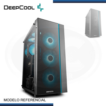 CASE DEEPCOOL MATREXX 55 SIN FUENTE VIDRIO TEMPLADO (SOLO TIRA LED) USB 3.0/USB 2.0 (PN:DP-ATX-MATREXX55)