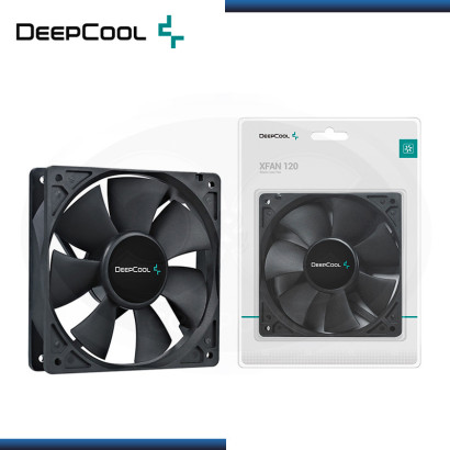 DEEPCOOL XFAN120 NEGRO COOLER PARA CASE (PN:DP-FDC-XF120)