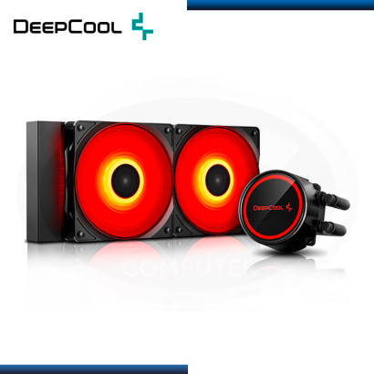 DEEPCOOL GAMMAXX L240T RED REFRIGERACION LIQUIDO AMD/INTEL (PN:DP-H12RF-GL240TR)