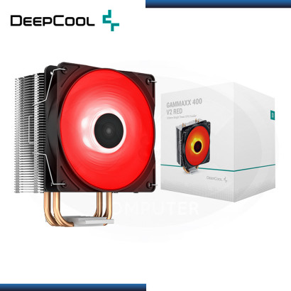DEEPCOOL GAMMAXX 400 V2 RED REFRIGERACION AIRE AMD/INTEL (PN:DP-MCH4-GMX400V2-RD)