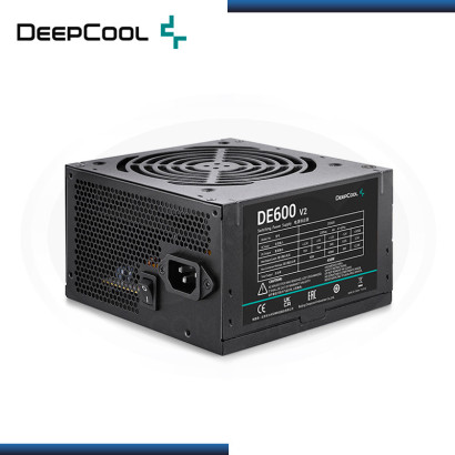 FUENTE DEEPCOOL DE600 V2 450W BLACK (PN:DP-DE600US-PH)
