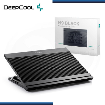 DEEPCOOL N9 BLACK 17" COOLER PARA LAPTOP (PN:DP-N146-N9BKL)