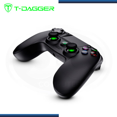 GAMEPAD T-DAGGER SCORPIO BLACK BLUETOOTH Y CABLE MULTICOMPATIBLE (PN:T-TGP802)