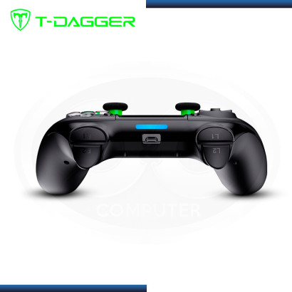 GAMEPAD T-DAGGER SCORPIO BLACK BLUETOOTH Y CABLE MULTICOMPATIBLE (PN:T-TGP802)