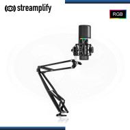 MICRÓFONO STREAMPLIFY MIC ARM RGB CON SOPORTE DE BRAZO (PN:MIC-48-RGB-MA-BK)