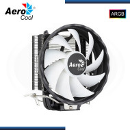 AEROCOOL RAVE 3 ARGB BLACK REFRIGERACION AIRE AMD/INTEL (PN:4711099472239)