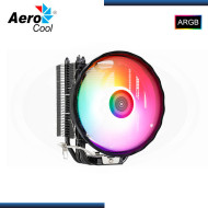 AEROCOOL RAVE 4 ARGB BLACK REFRIGERACION AIRE AMD/INTEL (PN:4711099472253)