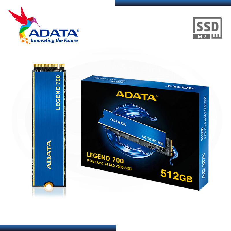 SSD 512GB ADATA LEGEND 700 NVMe M.2 2280 PCIe.GEN 3x4 (PN:ALEG-700-512GCS)